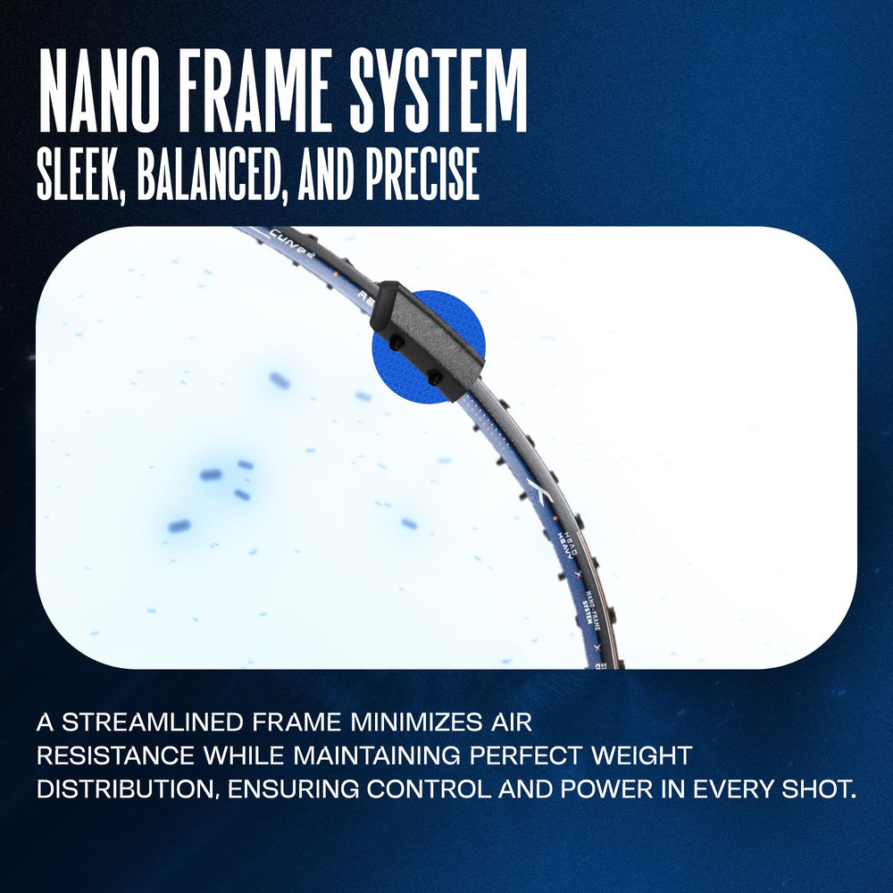 Hundred Predator Pro Strung Badminton Racquet (HBRX-5S073-1) | Aerodynamic Fast-Attacking Racquet with Full Cover