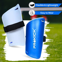 Prokick DefendX Football Shinguards, Standard Size - Best Price online Prokicksports.com