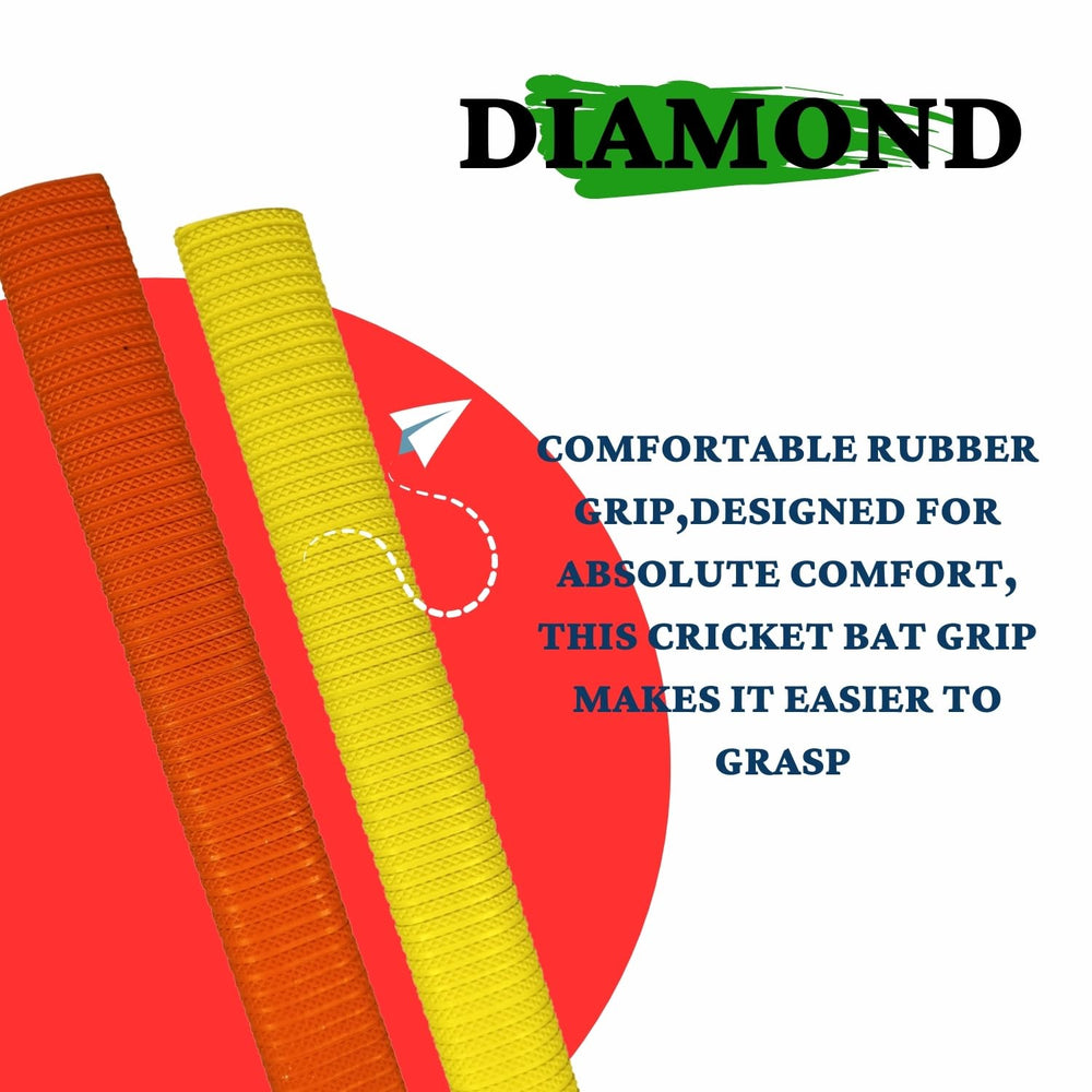 Prokick Cricket Bat Grip, Diamond (Assorted Color) - Best Price online Prokicksports.com