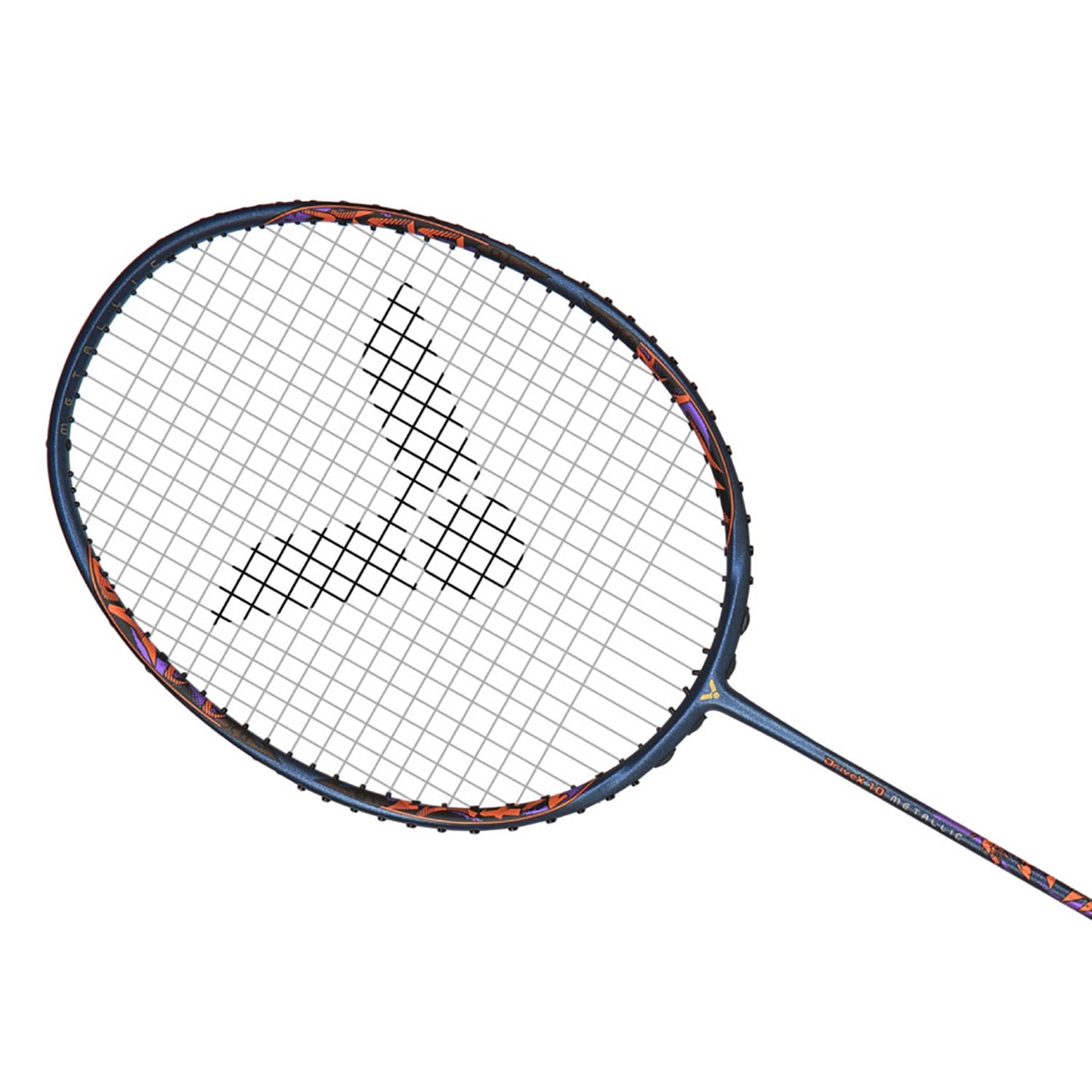 Victor DriveX 10 Metallic Unstrung Badminton Racquet – 4U5 Unstrung Racket in Limoges Blue for Stability, Control & Precision for Intermediate to Advanced Players - Best Price online Prokicksports.com