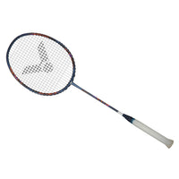 Victor DriveX 10 Metallic Unstrung Badminton Racquet – 4U5 Unstrung Racket in Limoges Blue for Stability, Control & Precision for Intermediate to Advanced Players - Best Price online Prokicksports.com