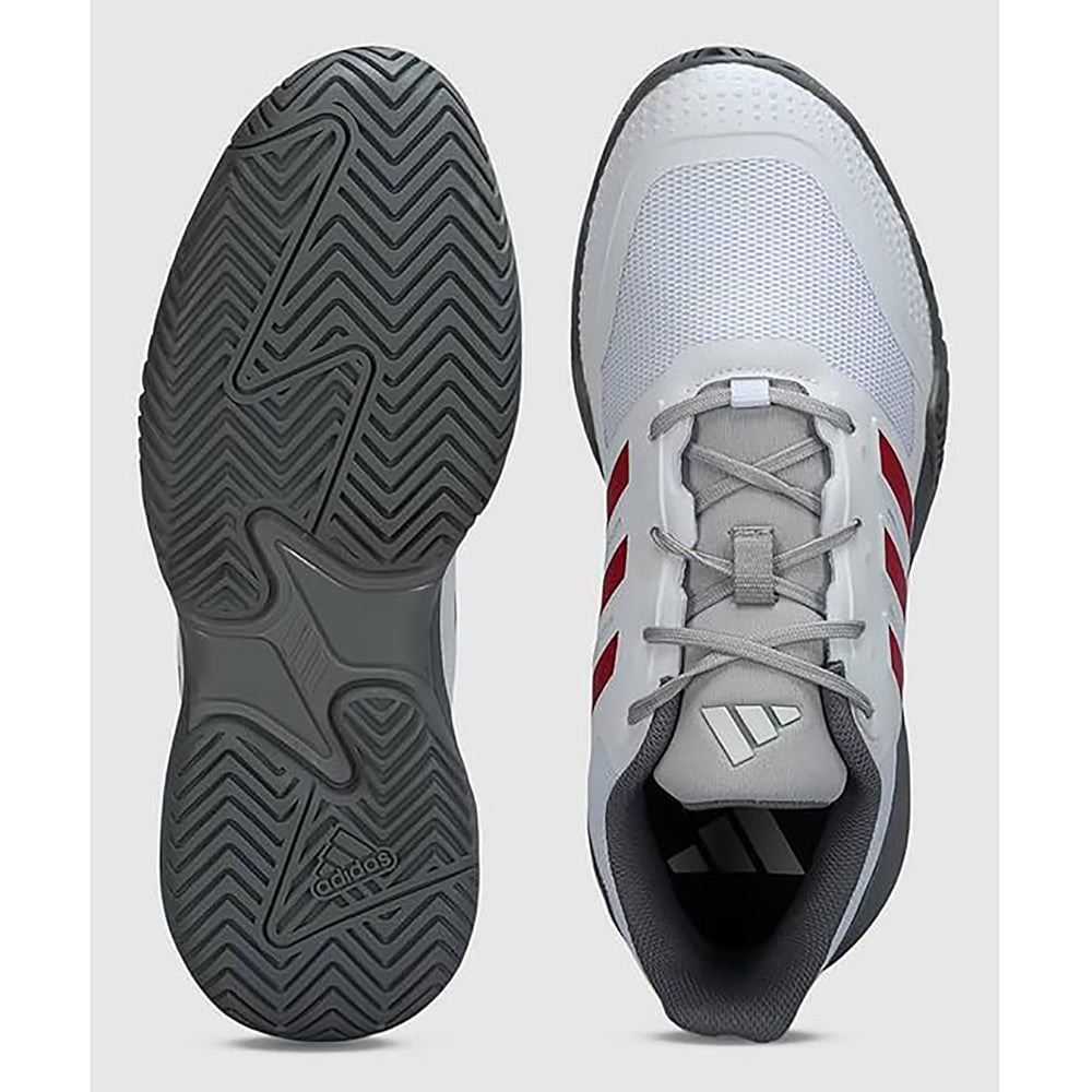 Adidas Drop Shot Tennis Shoes – Unisex Lightweight Cushioned Court Shoes with Durable Grip & Breathable Upper for All Players - Best Price online Prokicksports.com