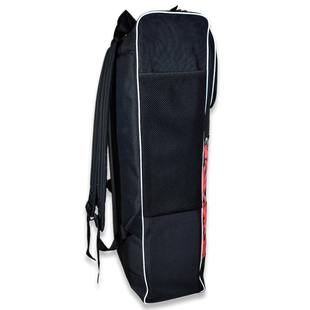 Prokick Megakit Duffle Backpack Cricket Kitbag, Black/Red Camouflage - Best Price online Prokicksports.com