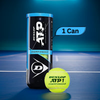 Dunlop ATP Championship Tennis Balls Can (1 Can) - Best Price online Prokicksports.com