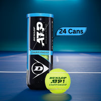Dunlop ATP Championship Tennis Balls Carton (24 Cans) - Best Price online Prokicksports.com