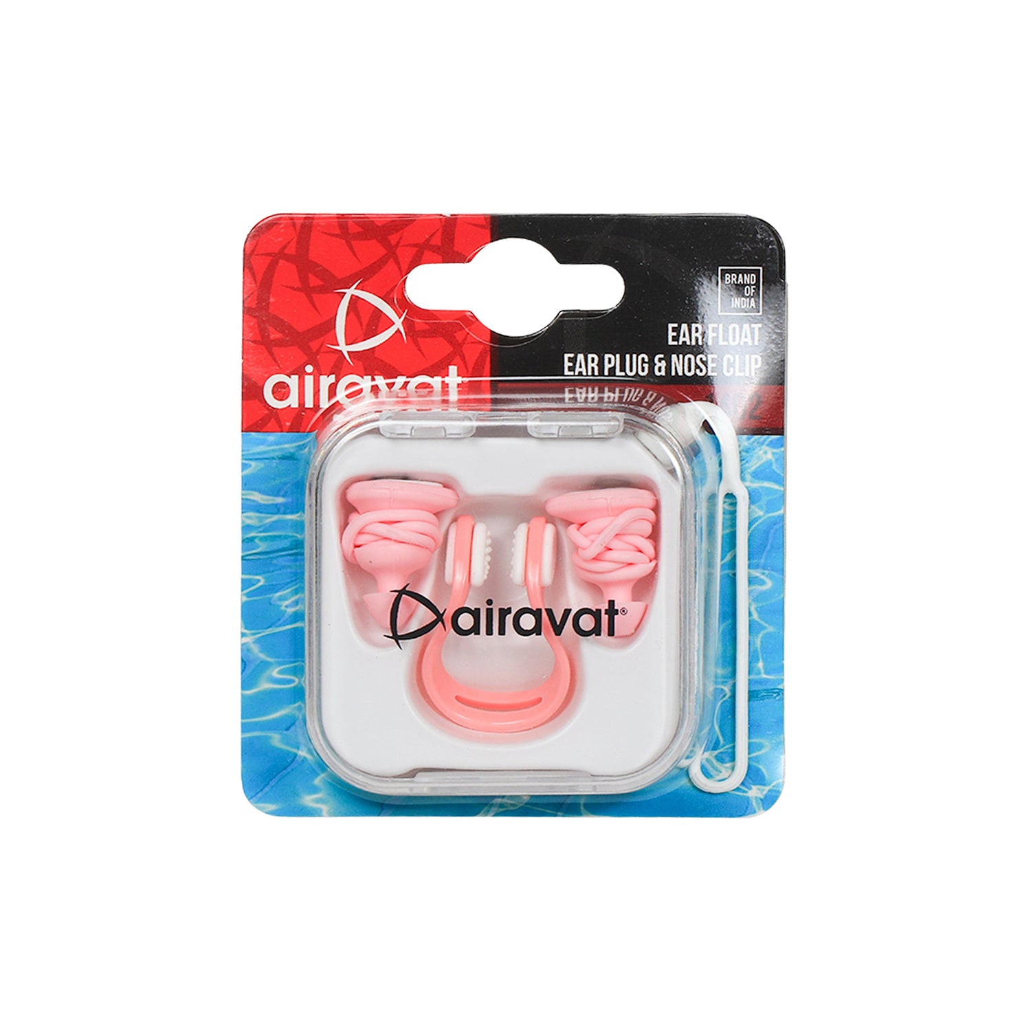 Airavat Ear Plug & Nose Clip Set (EAR FLOW-1402) – Soft Silicone, Waterproof & Reusable for Swimming, Diving & Water Sports - Best Price online Prokicksports.com
