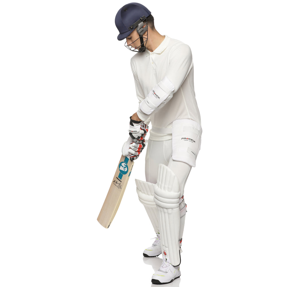 Prokick Elite Full Sleeves Cricket Jersey Set, T-Shirt with Trouser (Off White) - Best Price online Prokicksports.com