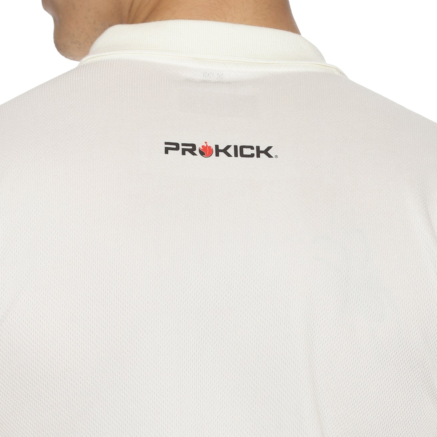 Prokick Elite Full Sleeves Cricket T-Shirt, Off White - Best Price online Prokicksports.com