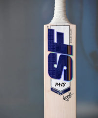 SF PA 18 English Willow Bat | Pro Player Profile, Grade 1 Willow, Size 6, Balanced Pickup, Big Hitting Edges, Full Cover with Straps
