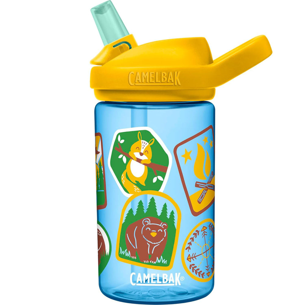 CamelBak Eddy+ Kids 0.4L Water Bottle – BPA-Free Spill-Proof Bottle with Flip Straw & Easy Carry Handle