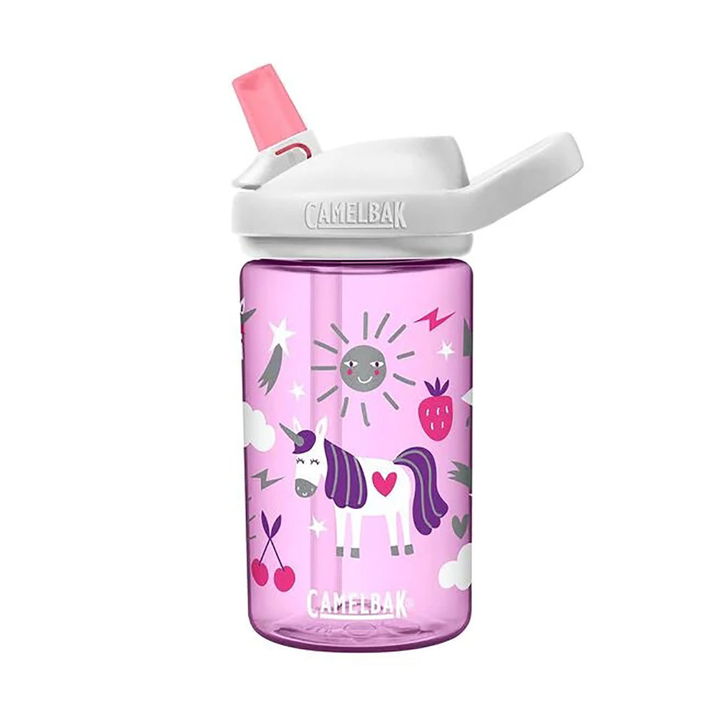 CamelBak Eddy+ Kids 0.4L Water Bottle – BPA-Free Spill-Proof Bottle with Flip Straw & Easy Carry Handle