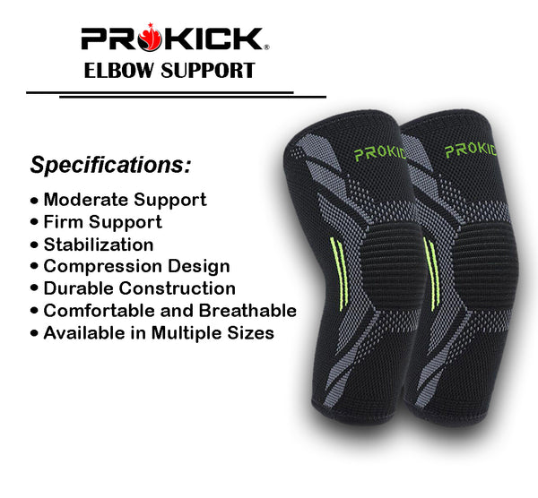 Prokick Powerflex Compression Elbow Support