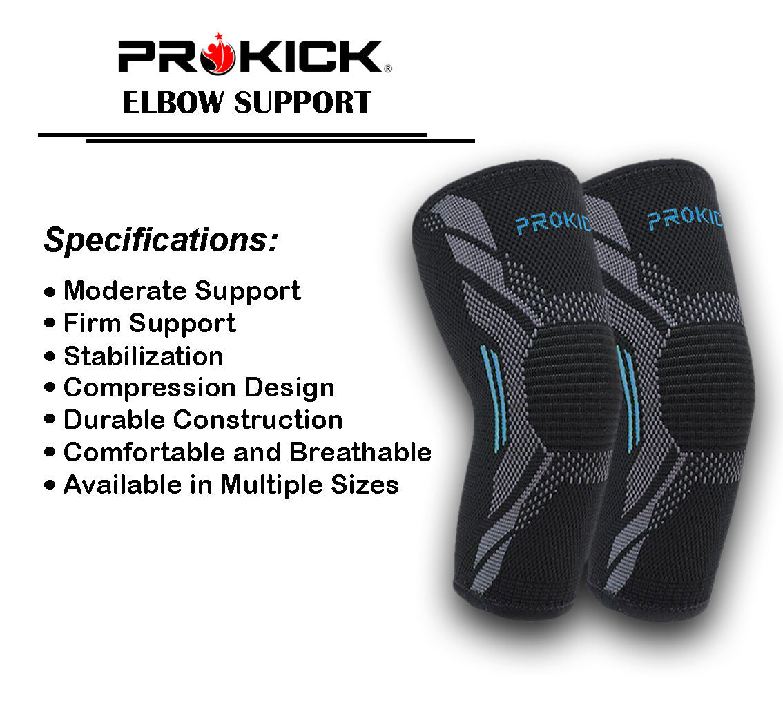 Prokick Powerflex Compression Elbow Support - Best Price online Prokicksports.com