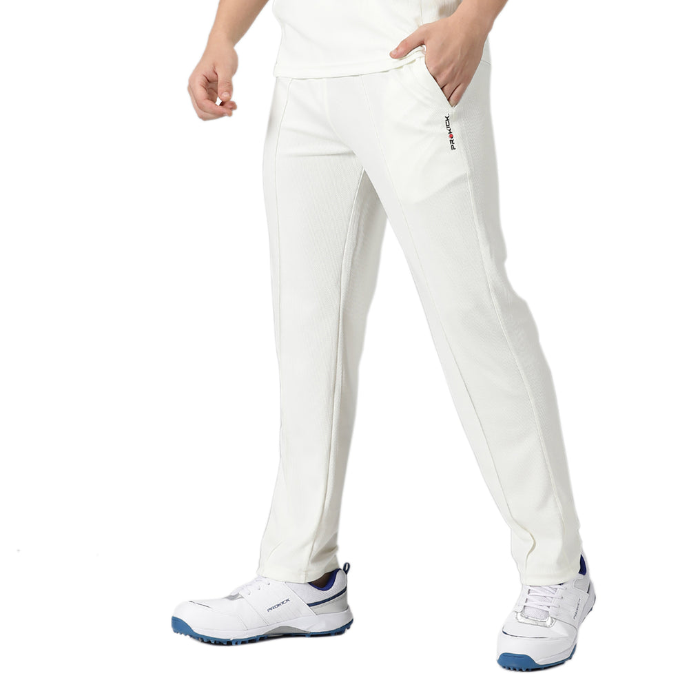 Prokick Elite Cricket Trouser, Off White