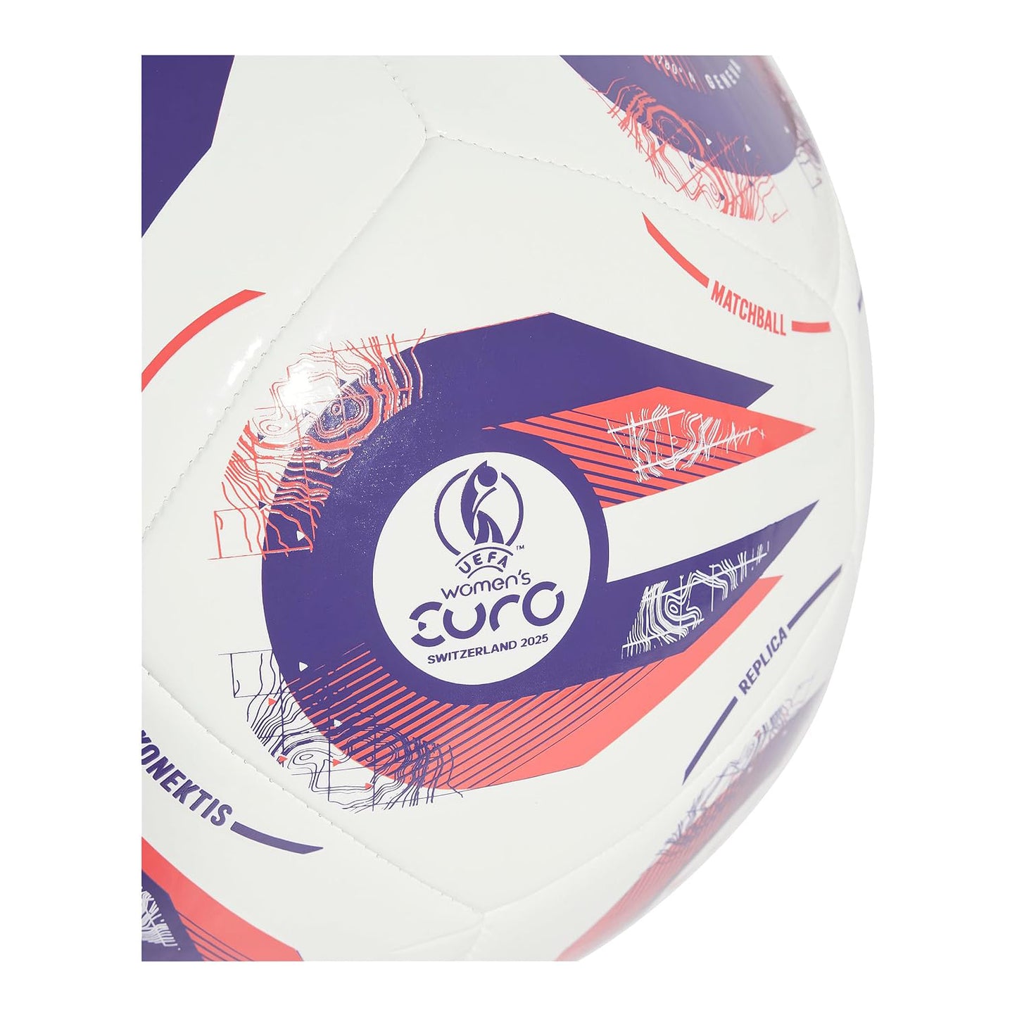 Adidas W EURO25 CLB Football – White/Panton Standard Size Training Ball for Practice, Skill Development, and Recreational Play on All Surfaces - Best Price online Prokicksports.com