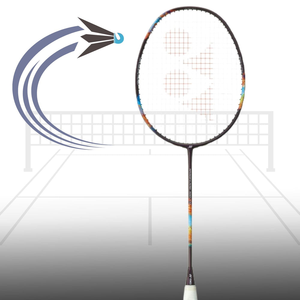 Yonex Nano Flare 700 Pro Unstrung Badminton Racquet, 4U5 – Midnight Purple | Lightweight & Speedy Performance