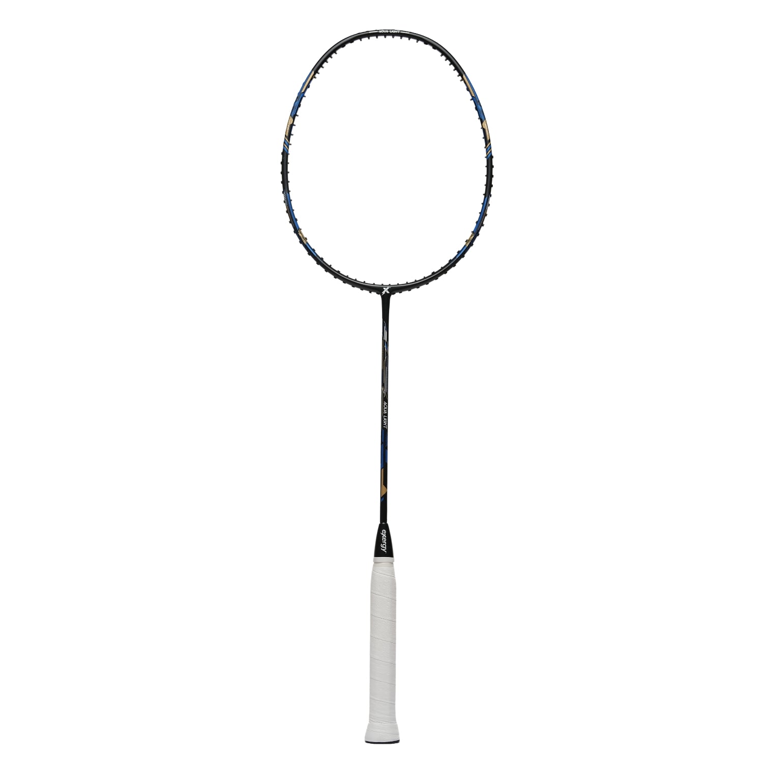 Exergy Aqualight Badminton Racket - Lightweight 75g, 28 lbs Tension, Pre-Strung with Full Cover - Best Price online Prokicksports.com