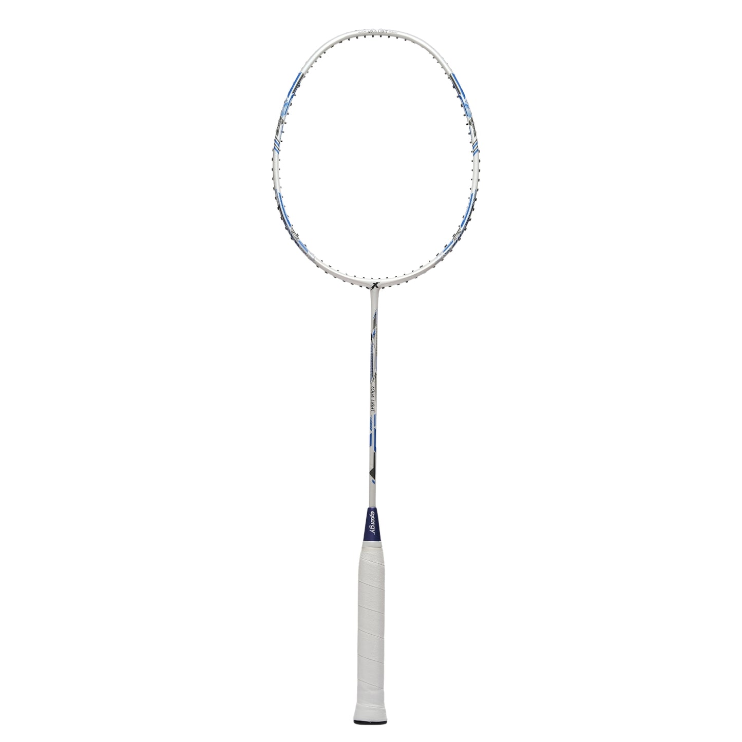 Exergy Aqualight Badminton Racket - Lightweight 75g, 28 lbs Tension, Pre-Strung with Full Cover - Best Price online Prokicksports.com