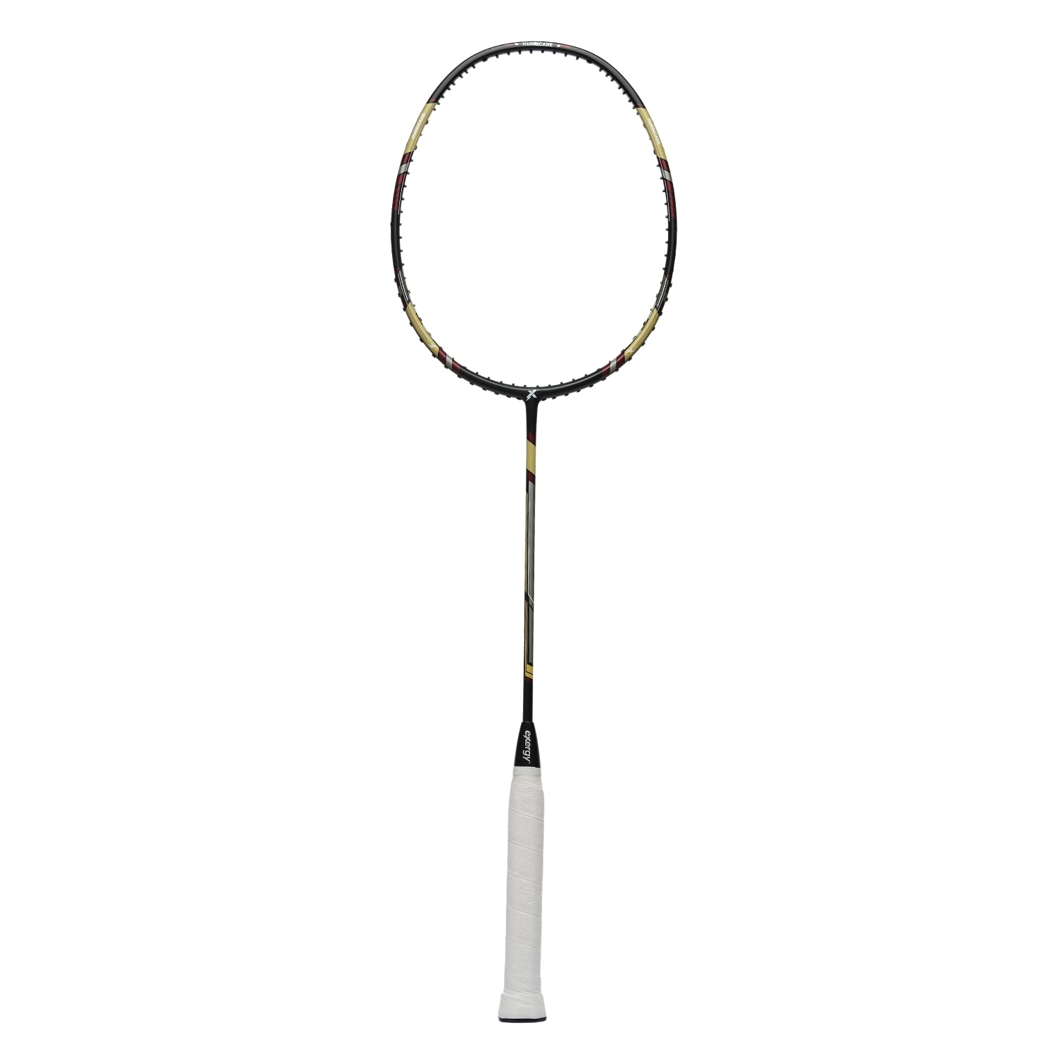 Exergy Hurricane Badminton Racket - Lightweight 77g, 32 lbs Tension, Pre-Strung with Full Cover - Best Price online Prokicksports.com
