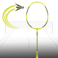 Exergy Hurricane Badminton Racket - Lightweight 77g, 32 lbs Tension, Pre-Strung with Full Cover - Best Price online Prokicksports.com