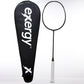 Exergy 101 Badminton Racket - 82g, 28 lbs Tension, Pre-Strung with Full Cover - Best Price online Prokicksports.com