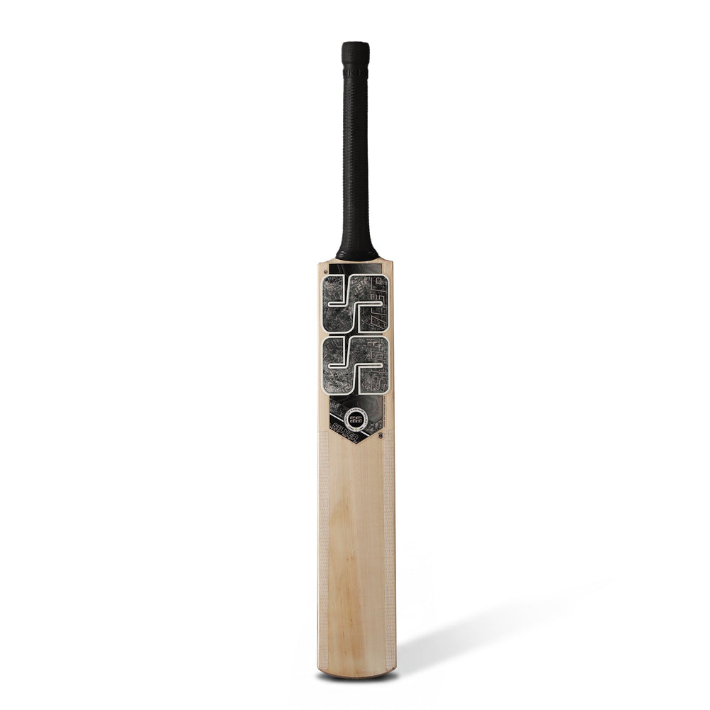 SS Premium Silver Kashmir Willow Cricket Bat - SH | Grade 3 Air-Dried Willow, Concave Edges & Superior Grip