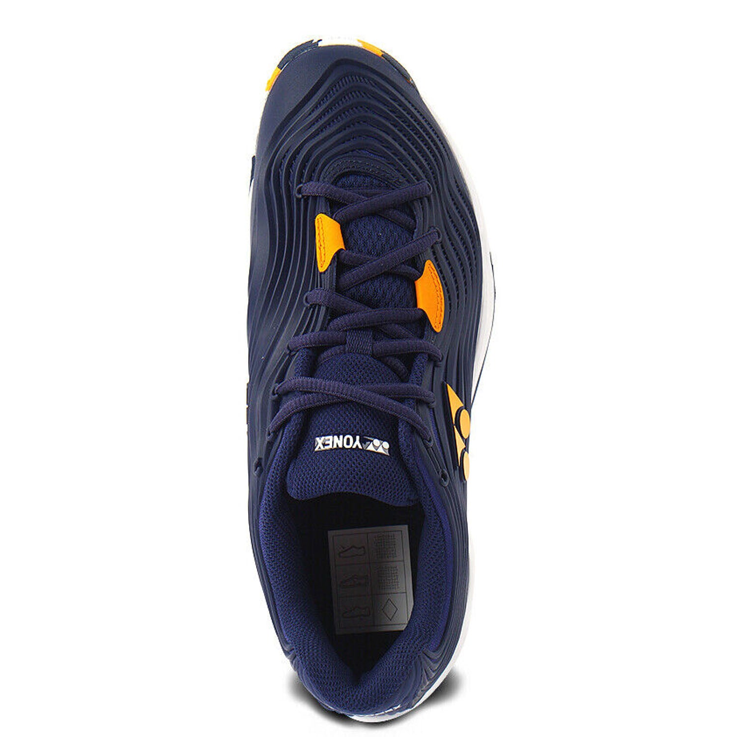 Yonex Power Cushion Fusionrev 5 Clay Tennis Shoe, Navy/Orange - Best Price online Prokicksports.com
