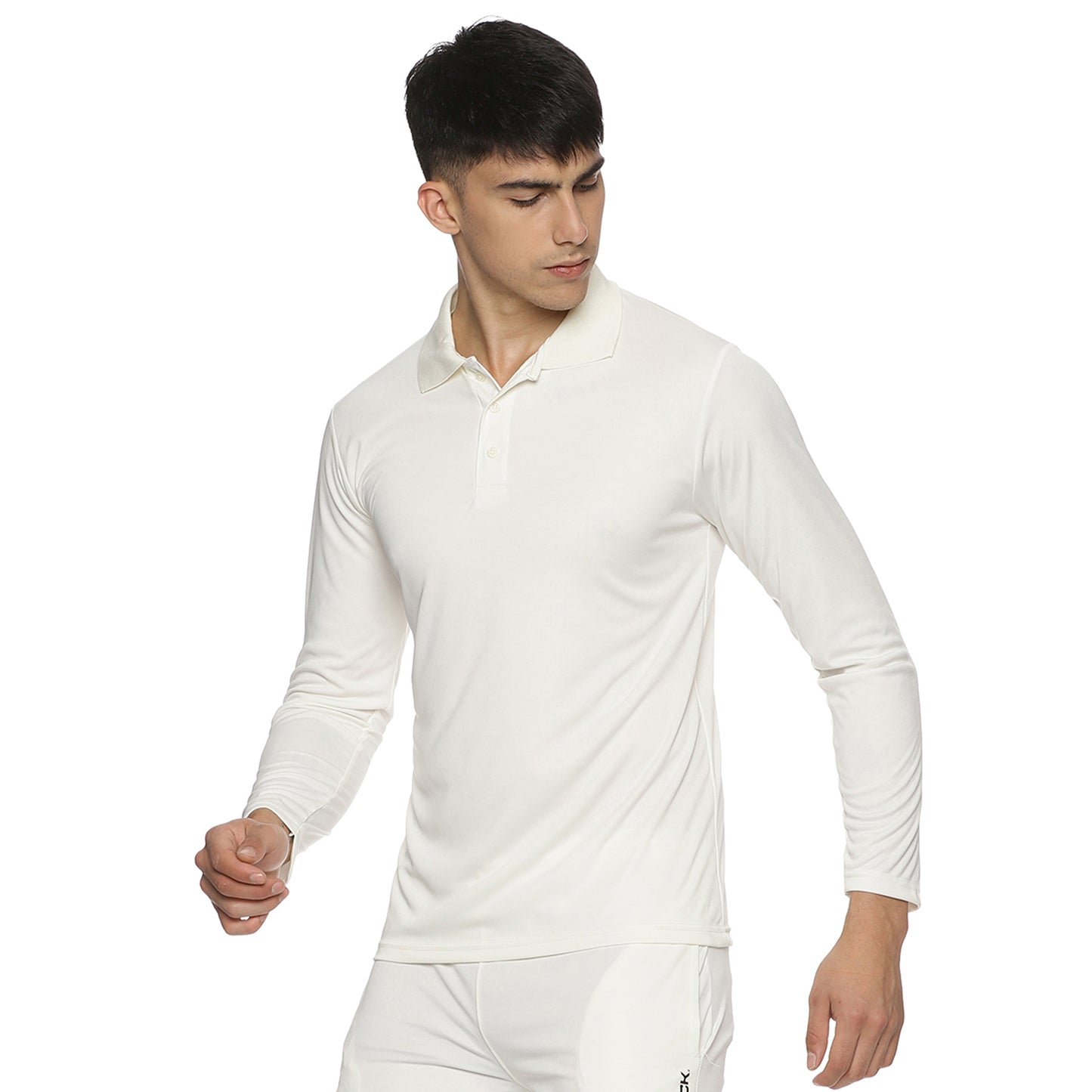 Prokick Ignite Full Sleeves Cricket T-Shirt, Off White - Best Price online Prokicksports.com