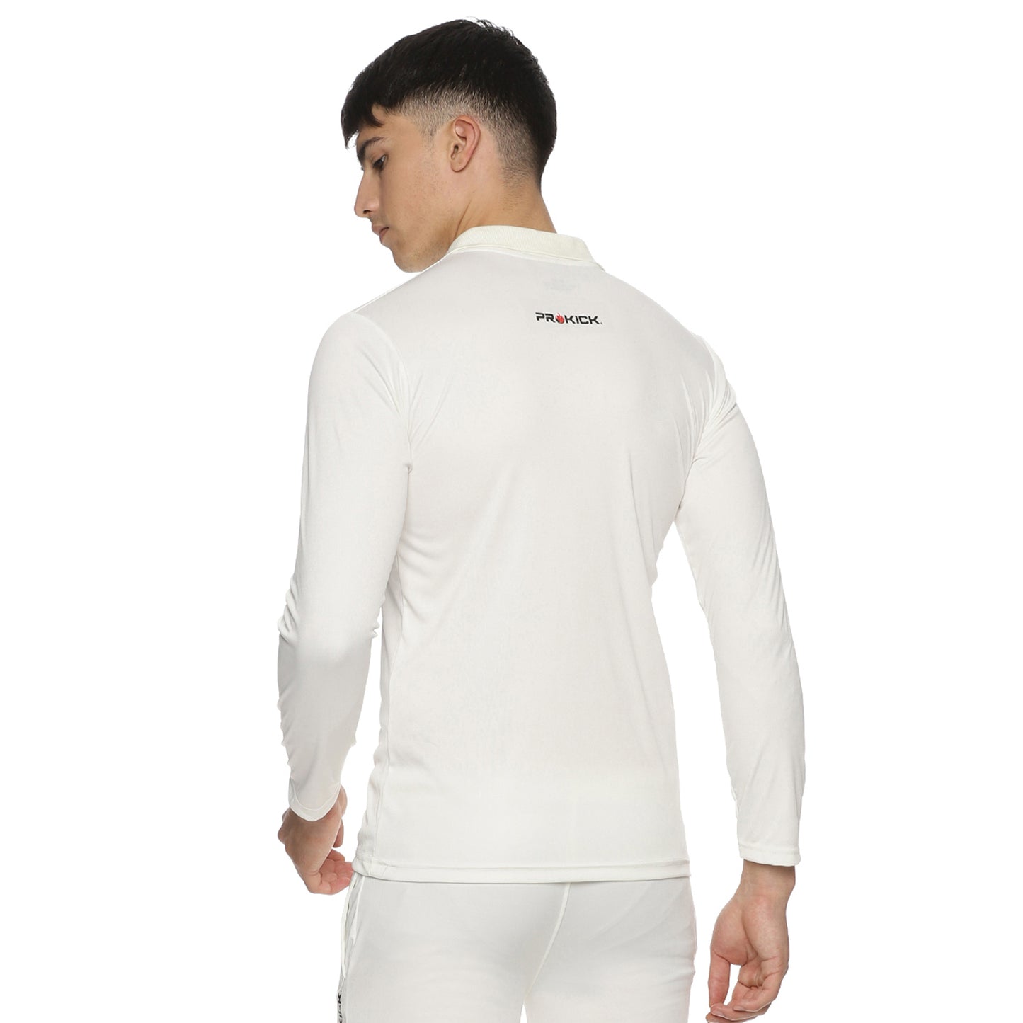 Prokick Ignite Full Sleeves Cricket T-Shirt, Off White - Best Price online Prokicksports.com