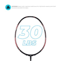 Apacs Feather Weight 55 Unstrung Badminton Racquet | Ultra-Light 58g Frame | High Modulus Graphite | Powerful Smash Control | Advanced Speed Racquet - Best Price online Prokicksports.com