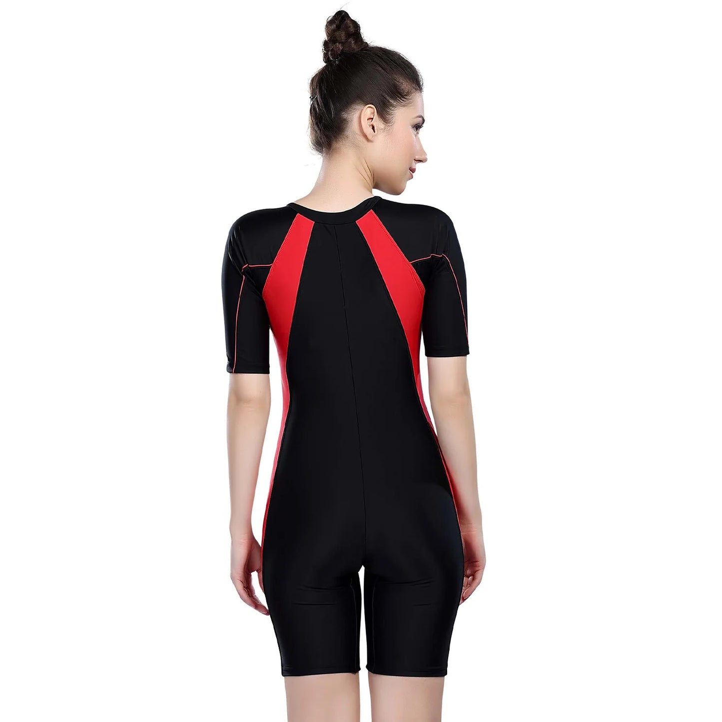 Airavat Fontus 5005 Women’s Swimming Half Body Suit | Quick-Dry, Stretchable & Comfortable | Chlorine-Resistant Swimwear for Training, Pool, and Beach | Stylish & Durable - Best Price online Prokicksports.com