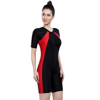 Airavat Fontus 5005 Women’s Swimming Half Body Suit | Quick-Dry, Stretchable & Comfortable | Chlorine-Resistant Swimwear for Training, Pool, and Beach | Stylish & Durable