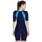 Airavat Fontus 5005 Women’s Swimming Half Body Suit | Quick-Dry, Stretchable & Comfortable | Chlorine-Resistant Swimwear for Training, Pool, and Beach | Stylish & Durable - Best Price online Prokicksports.com