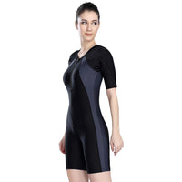 Airavat Fontus 5005 Women’s Swimming Half Body Suit | Quick-Dry, Stretchable & Comfortable | Chlorine-Resistant Swimwear for Training, Pool, and Beach | Stylish & Durable - Best Price online Prokicksports.com