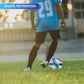 Cosco Milano Synthetic-Fiber Football (Size 5, White/Blue/Black) | Hand-Sewn COSFLEX Match & Training Ball