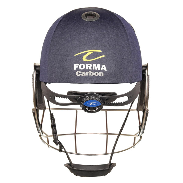 Forma Carbon X Lite SST Cricket Helmet – Lightweight Stainless Steel Grill Helmet with High-Impact Protection for Professional and Club Cricketers