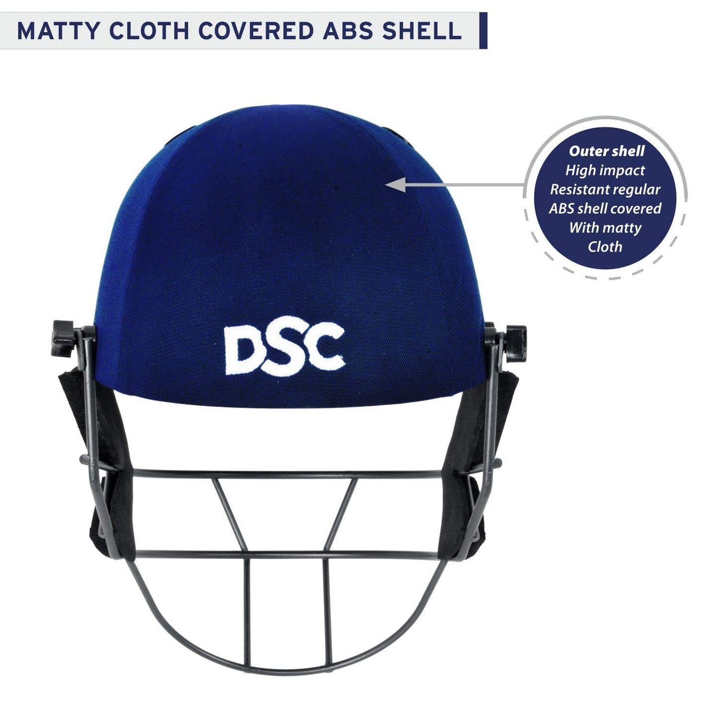 DSC Fort 44 Cricket Helmet – Lightweight High-Impact Protection Helmet with Adjustable Grill and Ventilation for Professional and Club Cricketers - Best Price online Prokicksports.com
