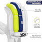DSC Condor Surge 2.0 Leather Cricket Batting Gloves for Youth (Right Hand) – White/Blue/Yellow - Best Price online Prokicksports.com