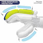 DSC Condor Surge 2.0 Leather Cricket Batting Gloves for Youth (Right Hand) – White/Blue/Yellow - Best Price online Prokicksports.com
