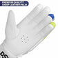 DSC Condor Surge 2.0 Leather Cricket Batting Gloves for Youth (Right Hand) – White/Blue/Yellow - Best Price online Prokicksports.com