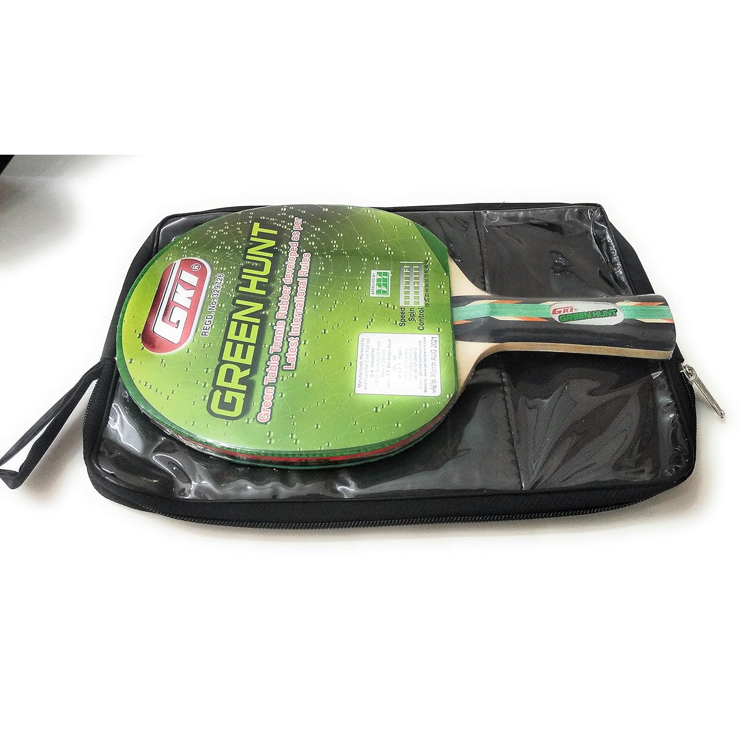 GKI Green Hunt Table Tennis Bat - Best Price online Prokicksports.com