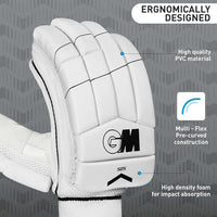 GM 505 RH Batting Gloves – Right Handed | Lightweight, Durable, and Comfortable Cricket Gloves for Enhanced Protection - Best Price online Prokicksports.com