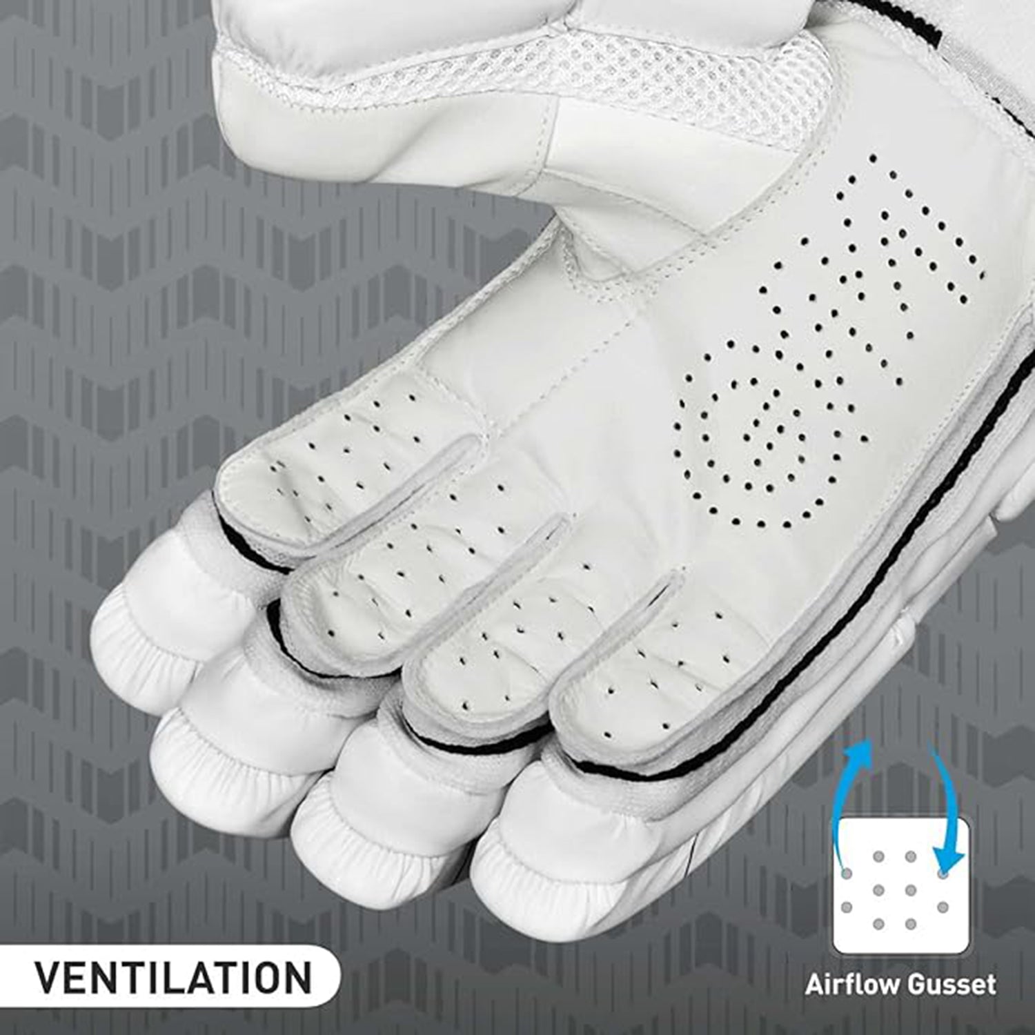 GM 505 RH Batting Gloves – Right Handed | Lightweight, Durable, and Comfortable Cricket Gloves for Enhanced Protection - Best Price online Prokicksports.com