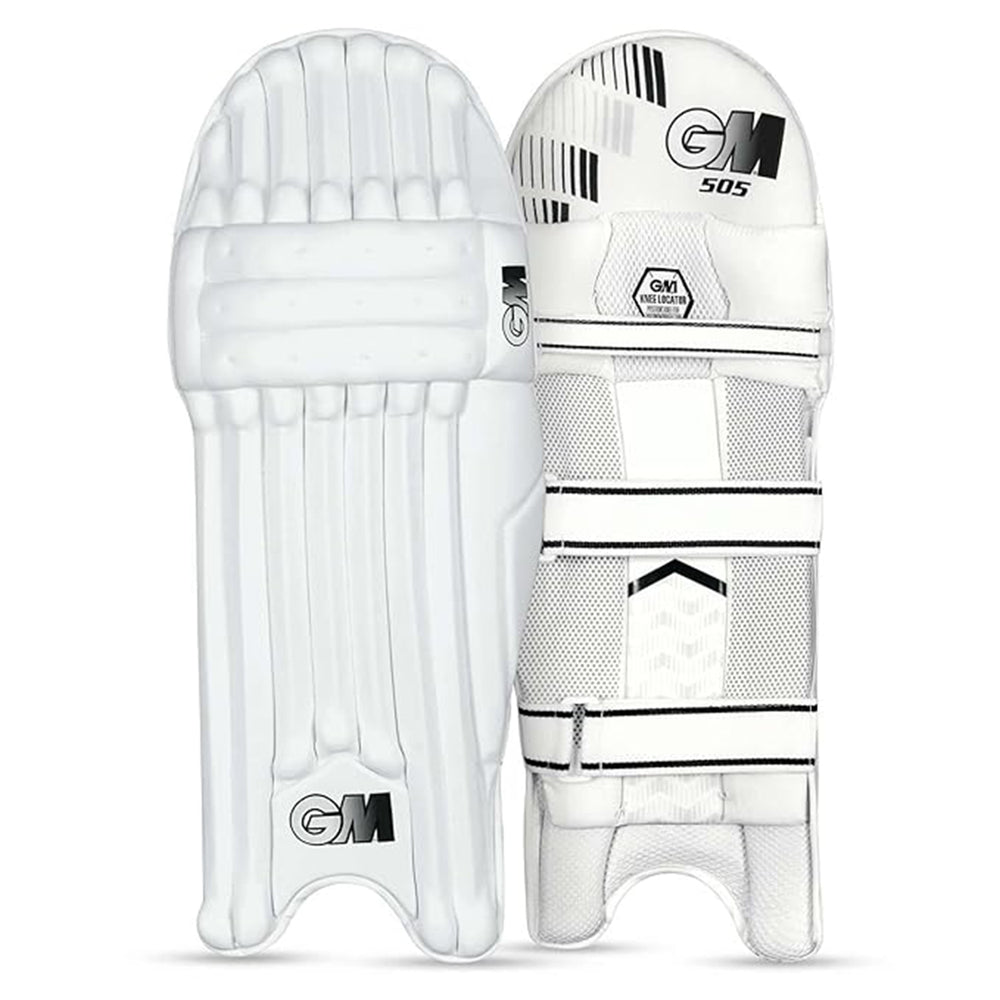 GM 505 RH Batting Legguard – Right Handed | Lightweight, Durable, and Comfortable Cricket Pads for Maximum Protection