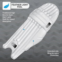 GM 505 RH Batting Legguard – Right Handed | Lightweight, Durable, and Comfortable Cricket Pads for Maximum Protection - Best Price online Prokicksports.com
