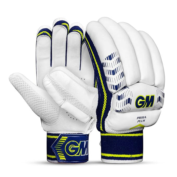 GM Prima Plus RH Batting Gloves – Right-Handed | Lightweight and Durable Cricket Gloves for Players