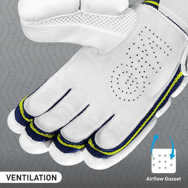 GM Prima Plus RH Batting Gloves – Right-Handed | Lightweight and Durable Cricket Gloves for Players