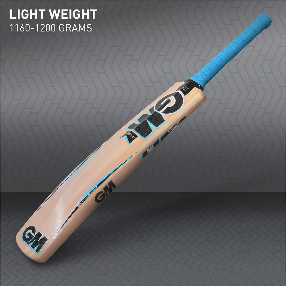 GM Diamond Maestro Kashmir Willow Cricket Bat – Men's | Lightweight, Durable & Powerful Stroke Play - Best Price online Prokicksports.com