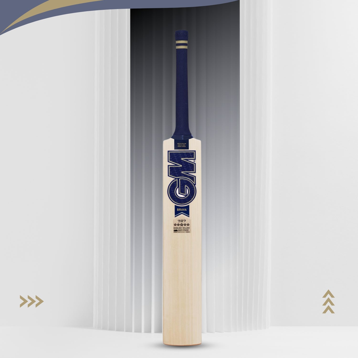 GM Brava 707 English Willow Cricket Bat - Best Price online Prokicksports.com