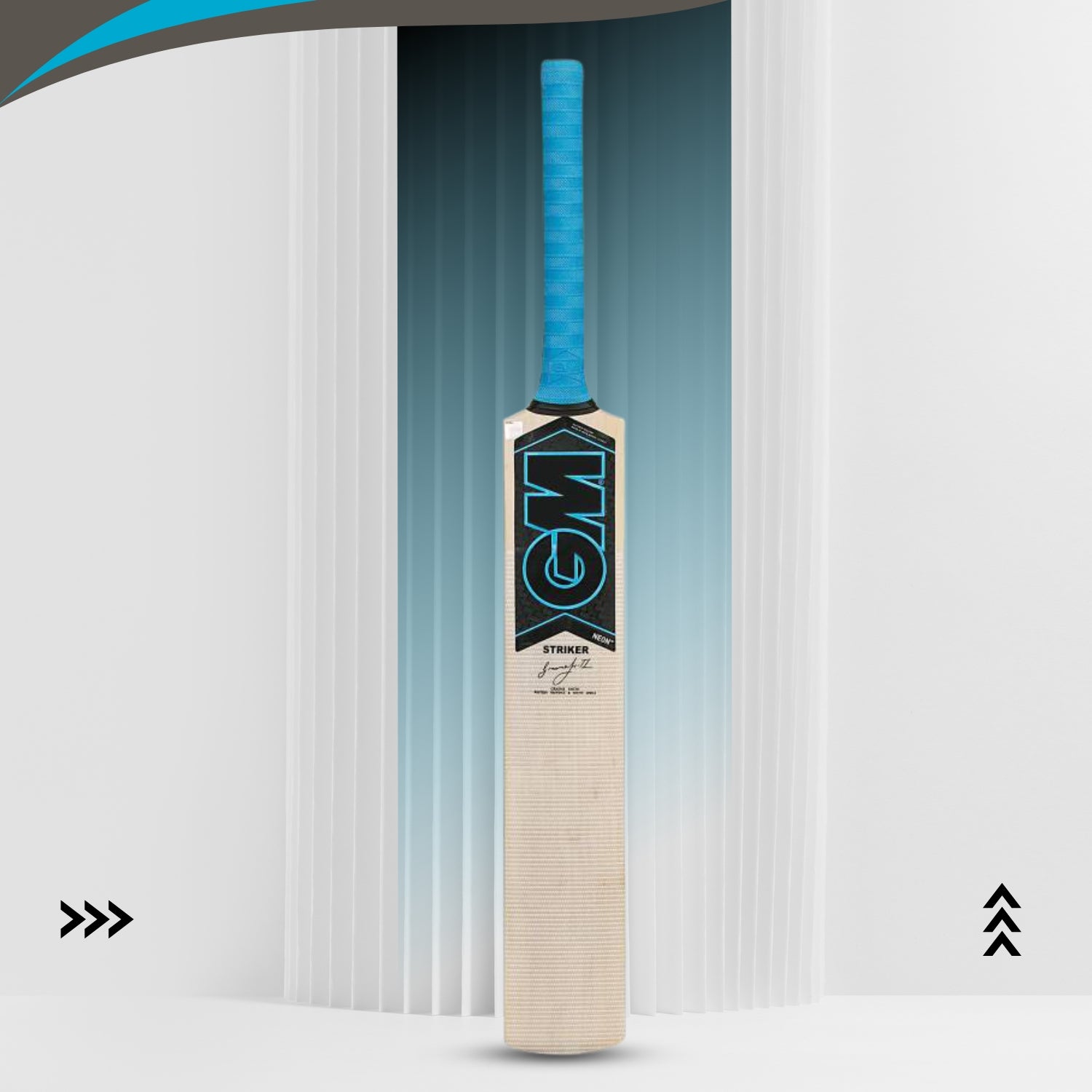 GM Neon Striker Kashmir Willow Cricket Bat - Best Price online Prokicksports.com